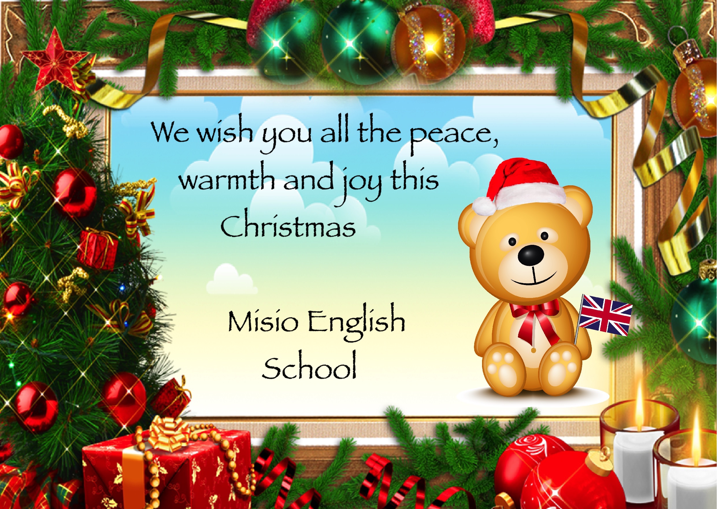 Christmas wishes at Misio English School